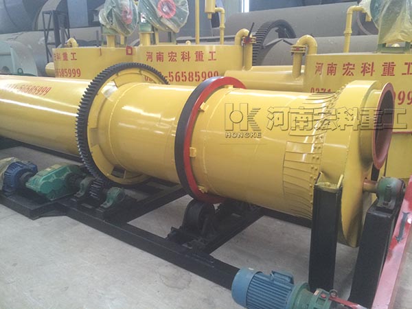  山東的客戶，您采購的0.8x6m雞糞烘干機已發出